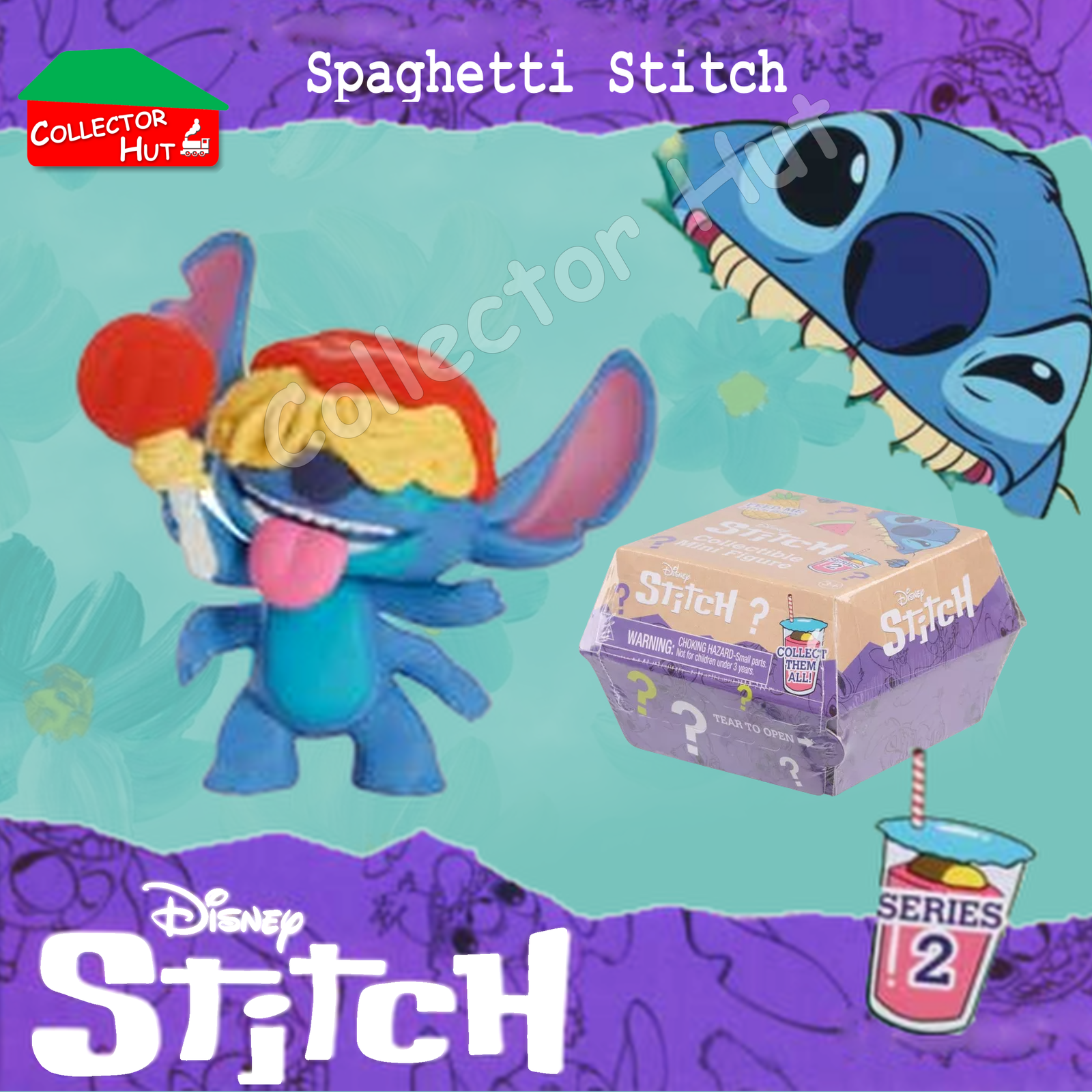 Disney Stitch Feed Me Blind Mini Figures Series 2 (Identified) New & Sealed