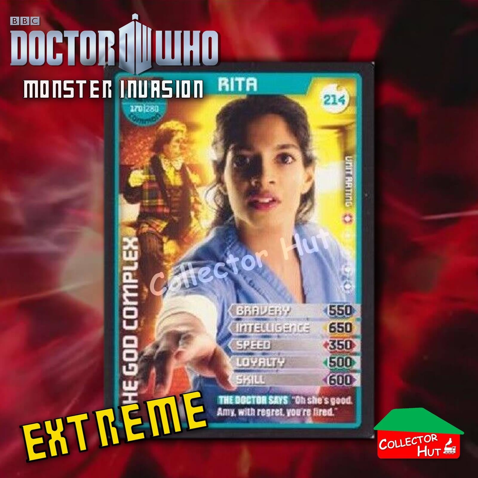 DOCTOR WHO Monster Invasion EXTREME Cards 166-344 New Fresh & Sleeved YOU CHOOSE
