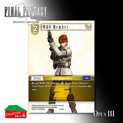 Final Fantasy Trading Card Game OPUS III 3 FOIL CARDS You Choose