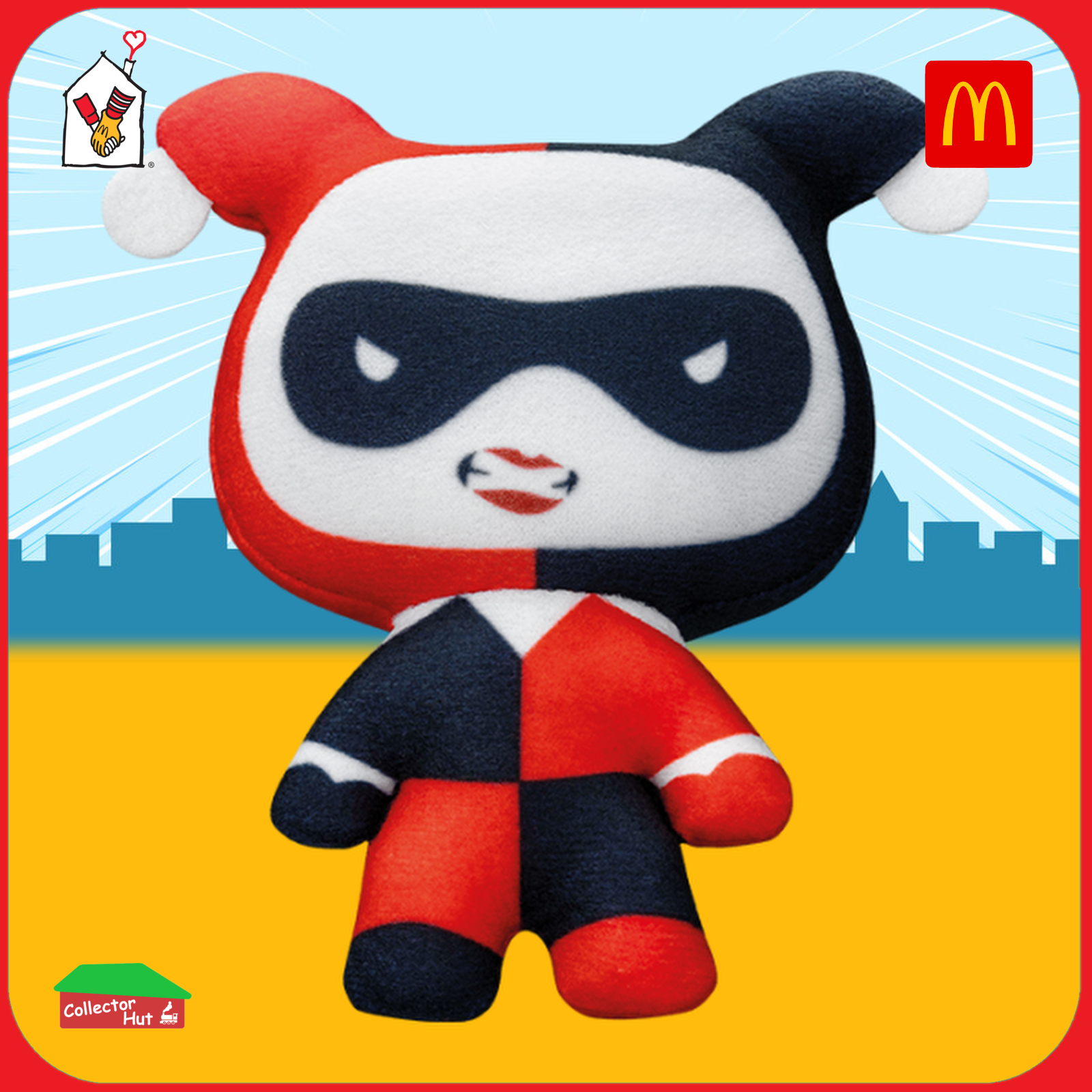 McDonald's Happy Meal DC Super Heroes, Super-Villains, Super Pets Plush Toys