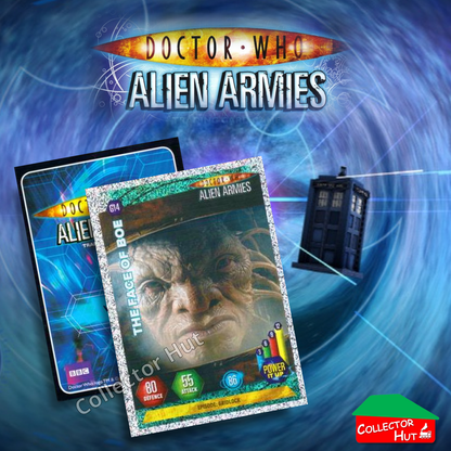 DOCTOR WHO Alien Armies Trading Cards Glitter Super Emboss Foil Cards