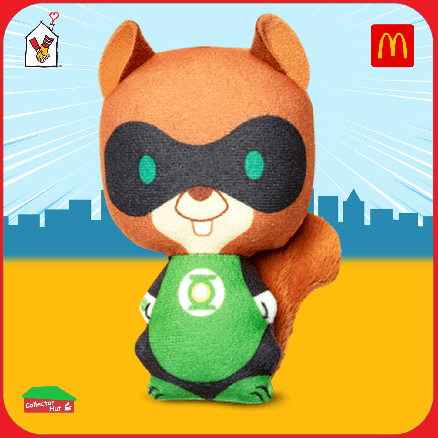 McDonald's Happy Meal DC Super Heroes, Super-Villains, Super Pets Plush Toys
