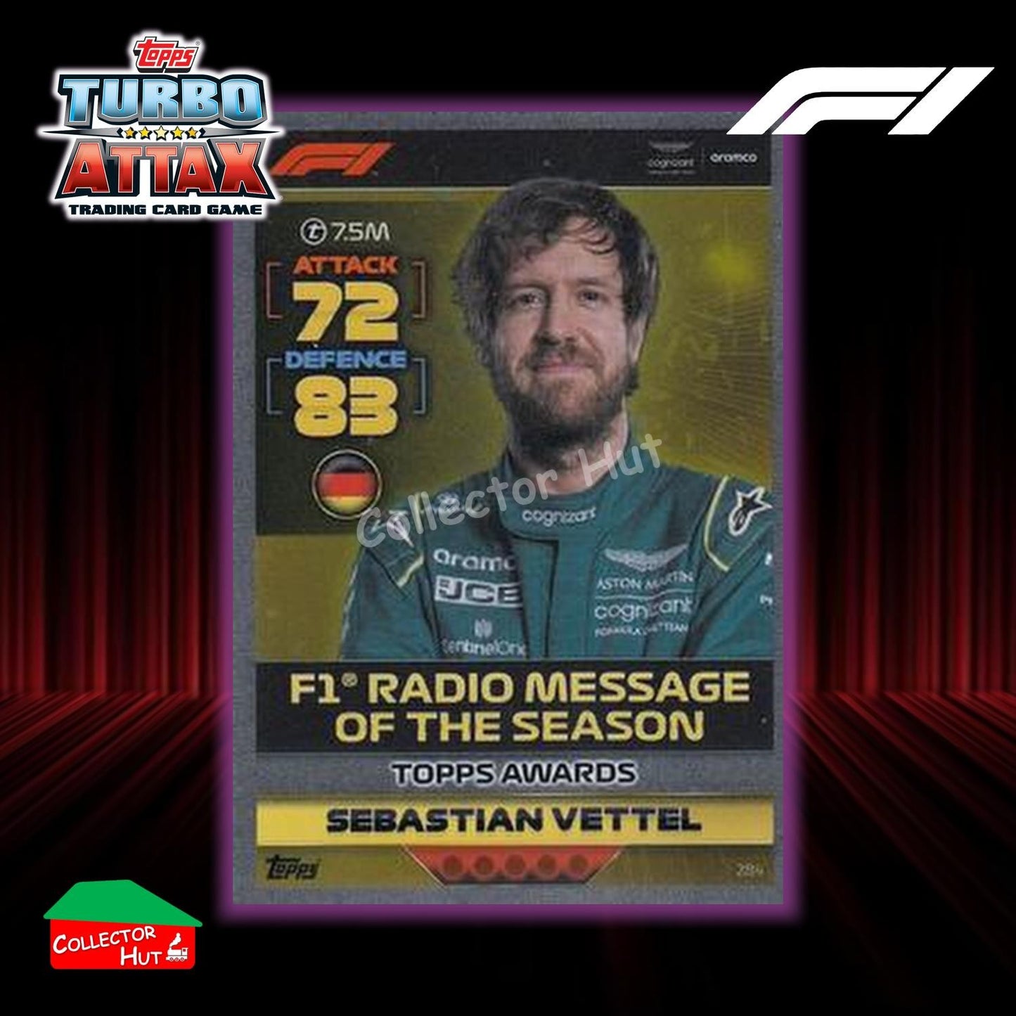 Topps Turbo Attax Formula 1 F1 2022 Limited Edition, 100 Club & Foil Cards
