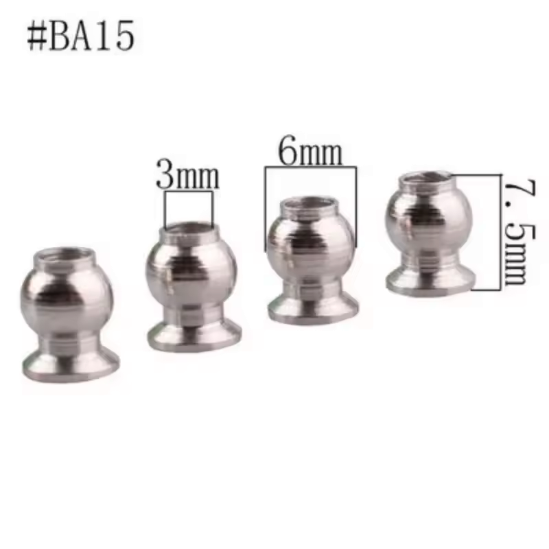 RC Model Car Suspension Bushings Metal Cap Fittings