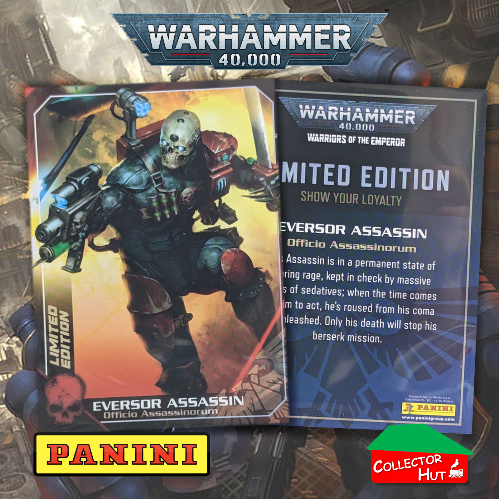 PANINI Warhammer 40,000 40k Warriors of the Emperor Trading Cards You Choose