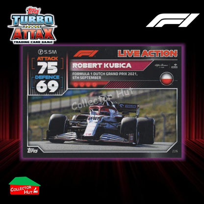 Topps Turbo Attax Formula 1 F1 2022 #136-279 Base Cards YOU CHOOSE