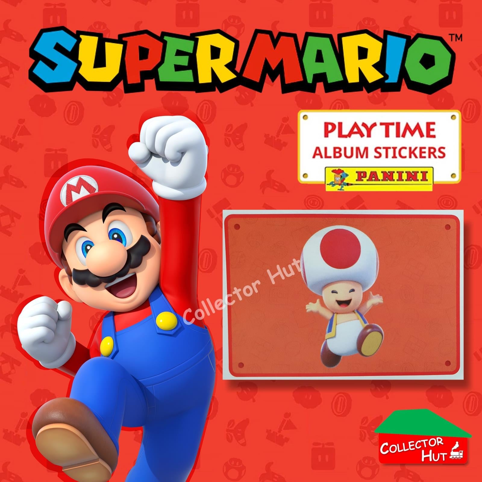Panini Super Mario Playtime Sticker Collection Singles