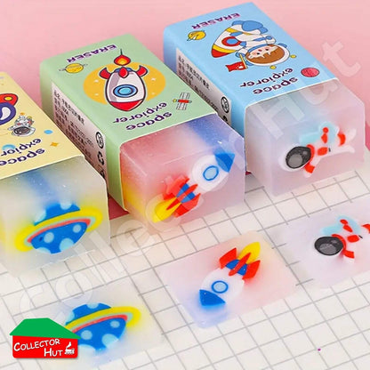 Novelty Sandwich Erasers 3pcs 5pcs 6pcs School Gift Party Bag Stocking Fillers