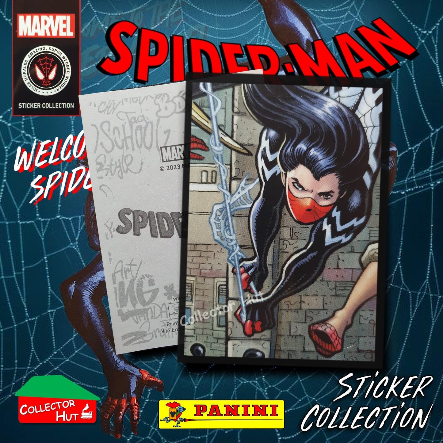 Panini Spider-Man Spider-Verse 2023 Collection Sticker Singles #1-163 & F1-30