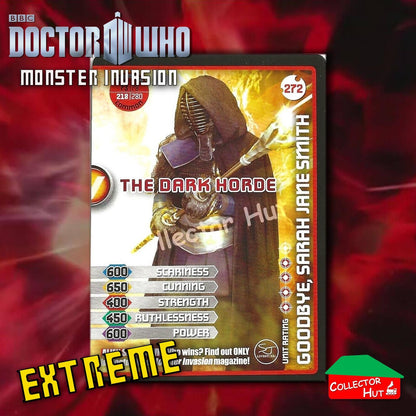 DOCTOR WHO Monster Invasion EXTREME Cards 166-344 New Fresh & Sleeved YOU CHOOSE
