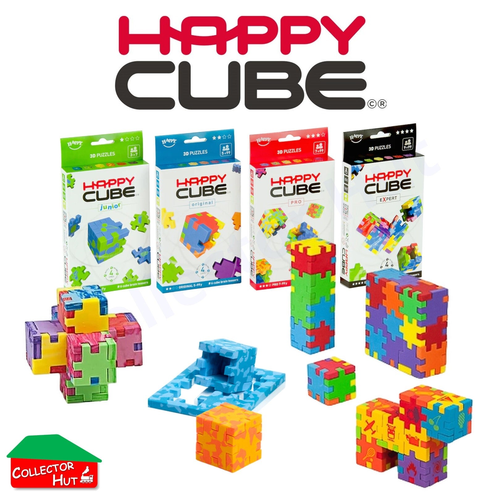 Happy Cube Puzzle Games Junior Expert Pro 6 Pack