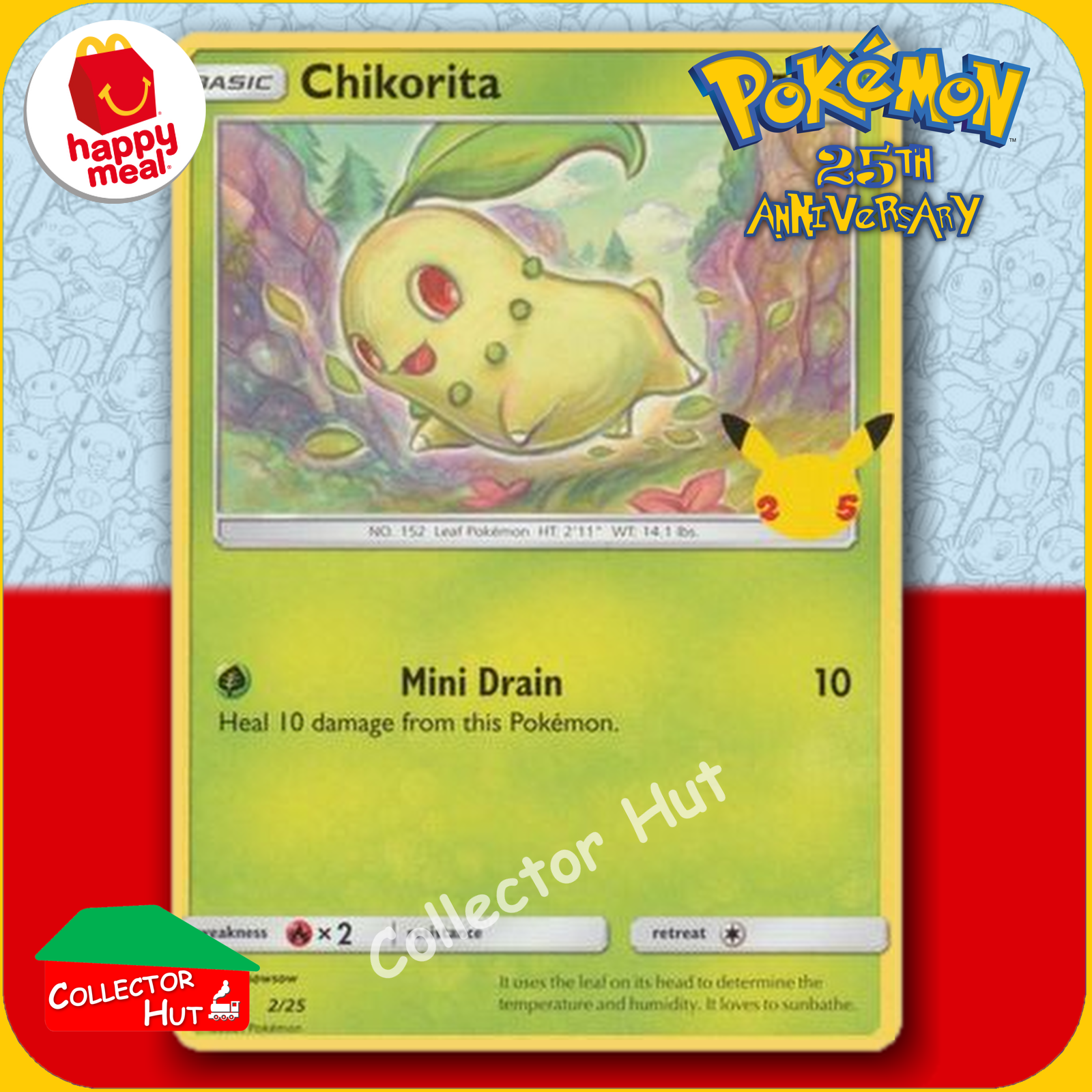 McDonald's Happy Meal 2021 Pokémon 25th Anniversary Trading Cards You Choose