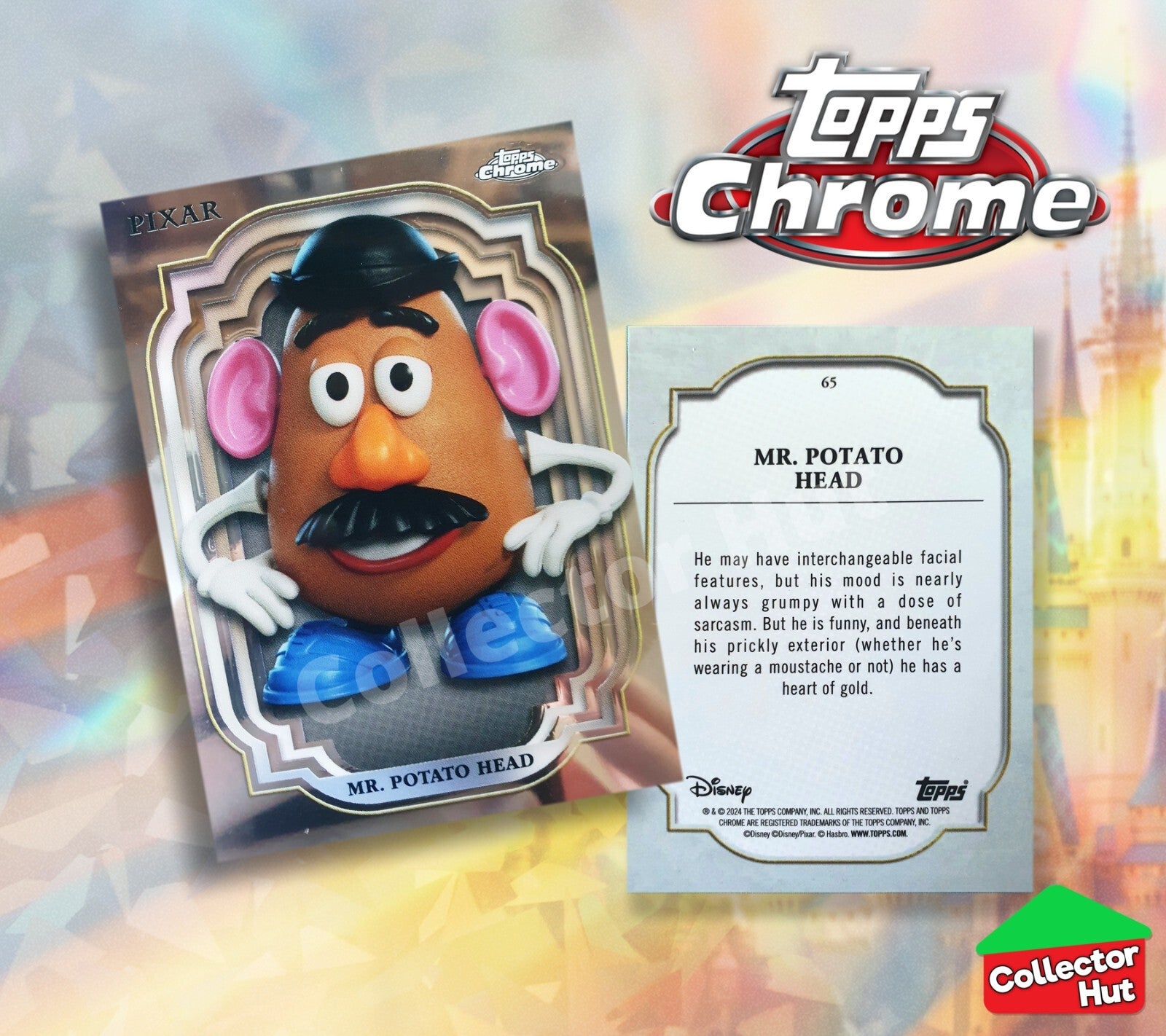 Disney Topps Chrome 2024 Base Cards 1-200 Pick Singles to Complete Your Set