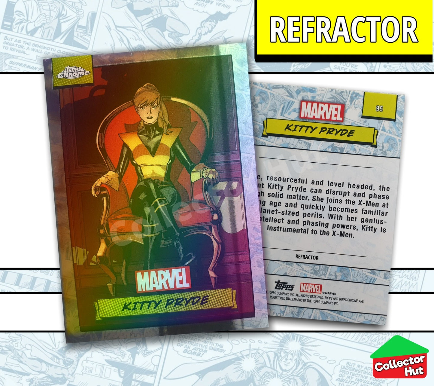 Marvel Topps Chrome 2024 REFRACTOR Card Collection YOU CHOOSE