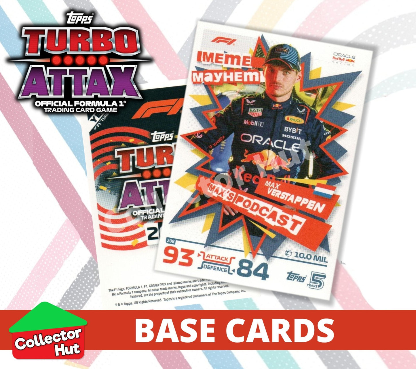 Topps Turbo Attax Formula 1 F1 2024 #167-312 Base Cards YOU CHOOSE