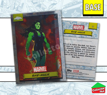 Marvel Topps Chrome 2024 Base Card Collection 1-150 YOU CHOOSE