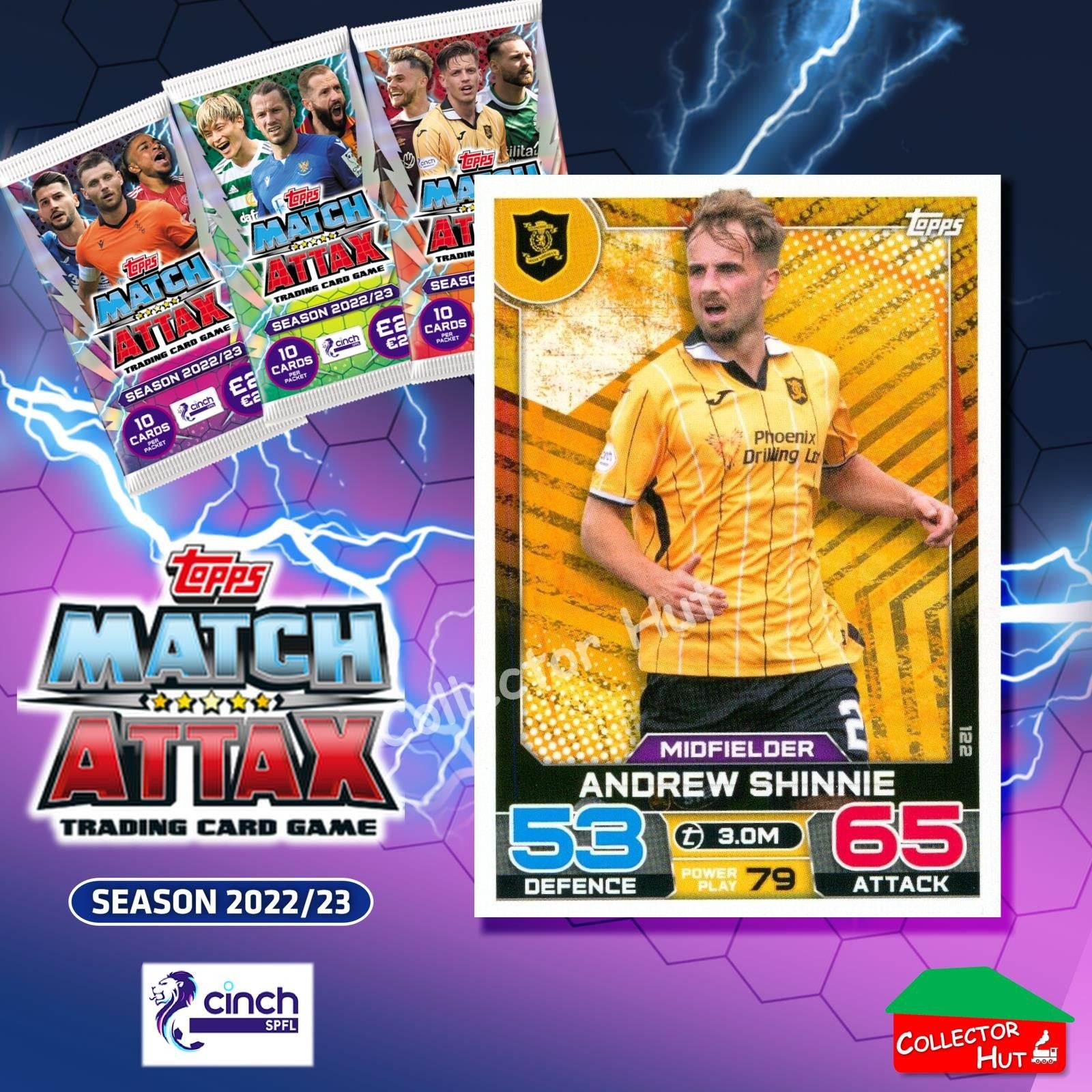 TOPPS MATCH ATTAX SPFL 2022/23 #1-162 Choose Your Card