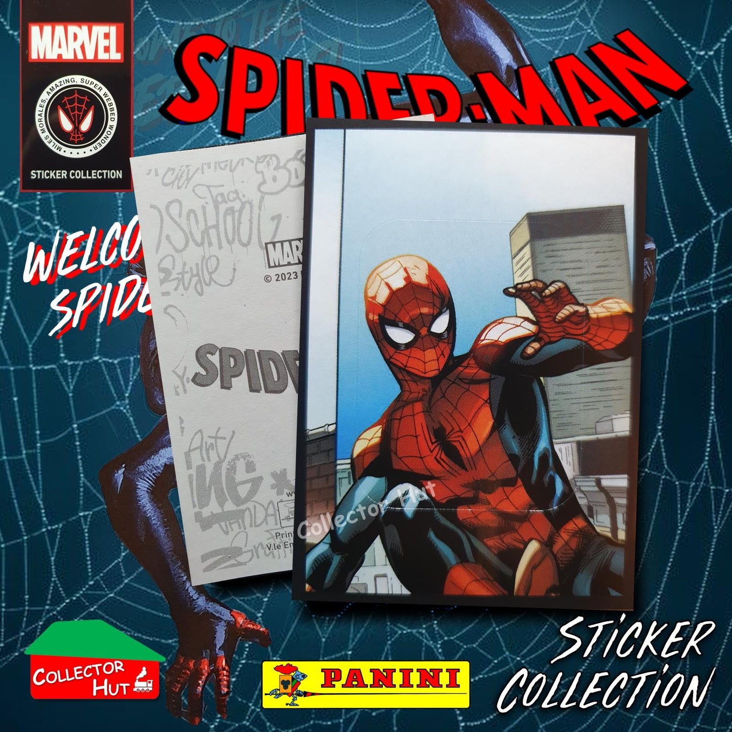 Panini Spider-Man Spider-Verse 2023 Collection Sticker Singles #1-163 & F1-30