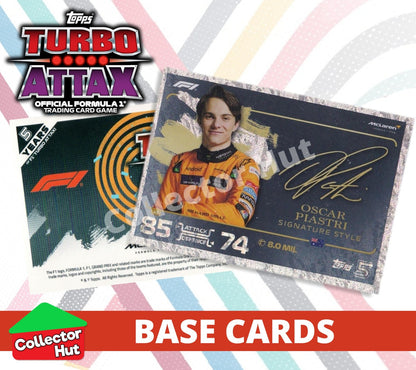 Topps Turbo Attax Formula 1 F1 2024 #1-166 Base Cards YOU CHOOSE