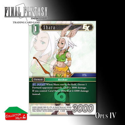 Final Fantasy Trading Card Game OPUS IV 4 Singles You Choose