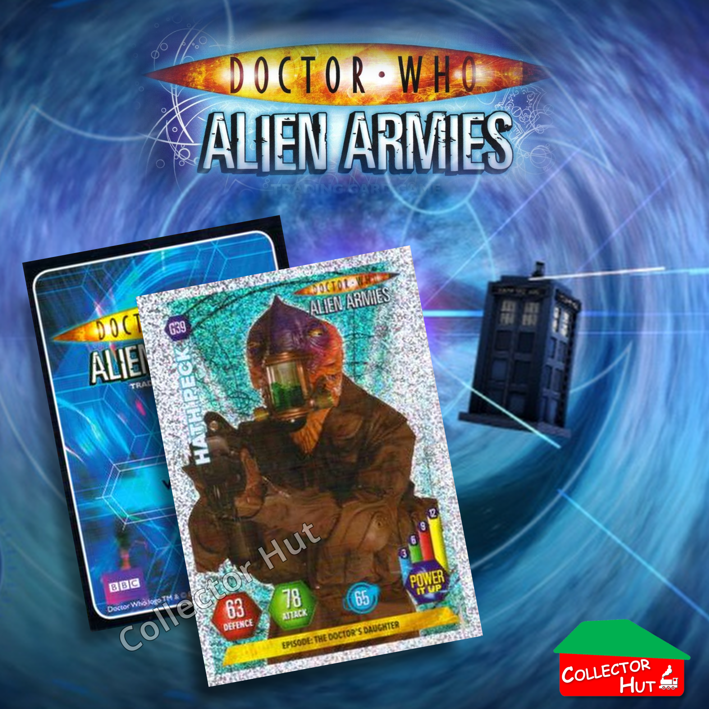 DOCTOR WHO Alien Armies Trading Cards Glitter Super Emboss Foil Cards