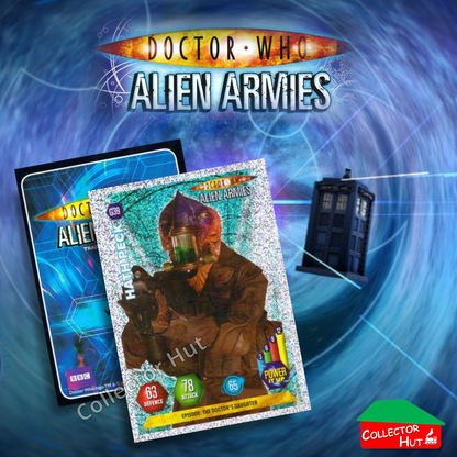 DOCTOR WHO Alien Armies Trading Cards Glitter Super Emboss Foil Cards