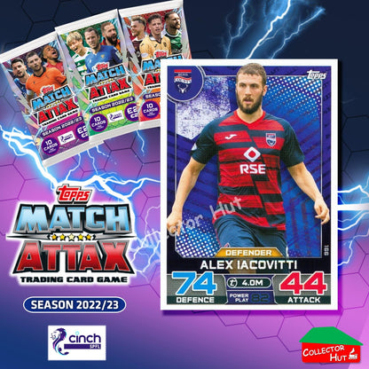 TOPPS MATCH ATTAX SPFL 2022/23 #163-264 Choose Your Card