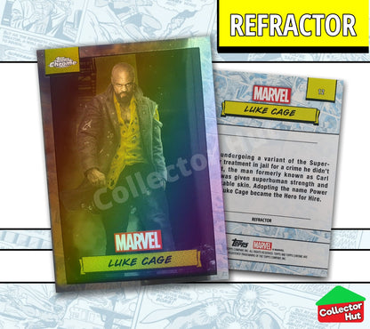 Marvel Topps Chrome 2024 REFRACTOR Card Collection YOU CHOOSE