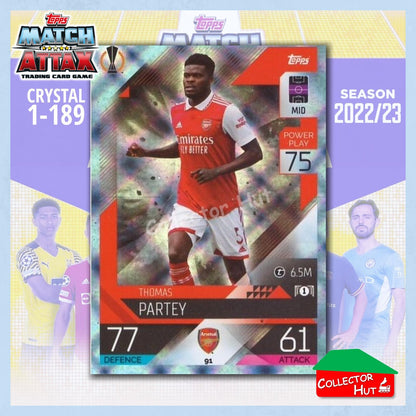 Topps Match Attax Europa Champions League 2022/23 Crystal Parallel Cards 1-189