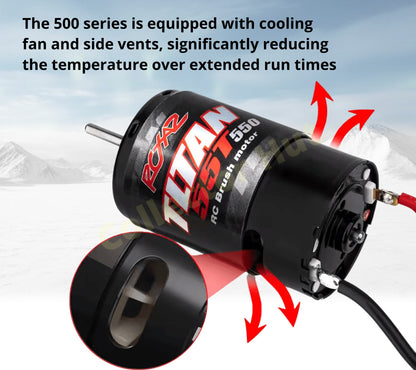 TLTAN 550 RC Motor ESC Module Titan Compatible 2S 3S 60A 320A 6.4V 7.4V 11.1V