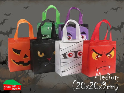 Halloween Novelty Tote Bags Trick or Treat Fabric Choose a Pattern