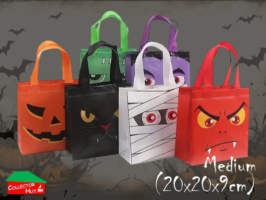 Halloween Novelty Tote Bags Trick or Treat Fabric Choose a Pattern