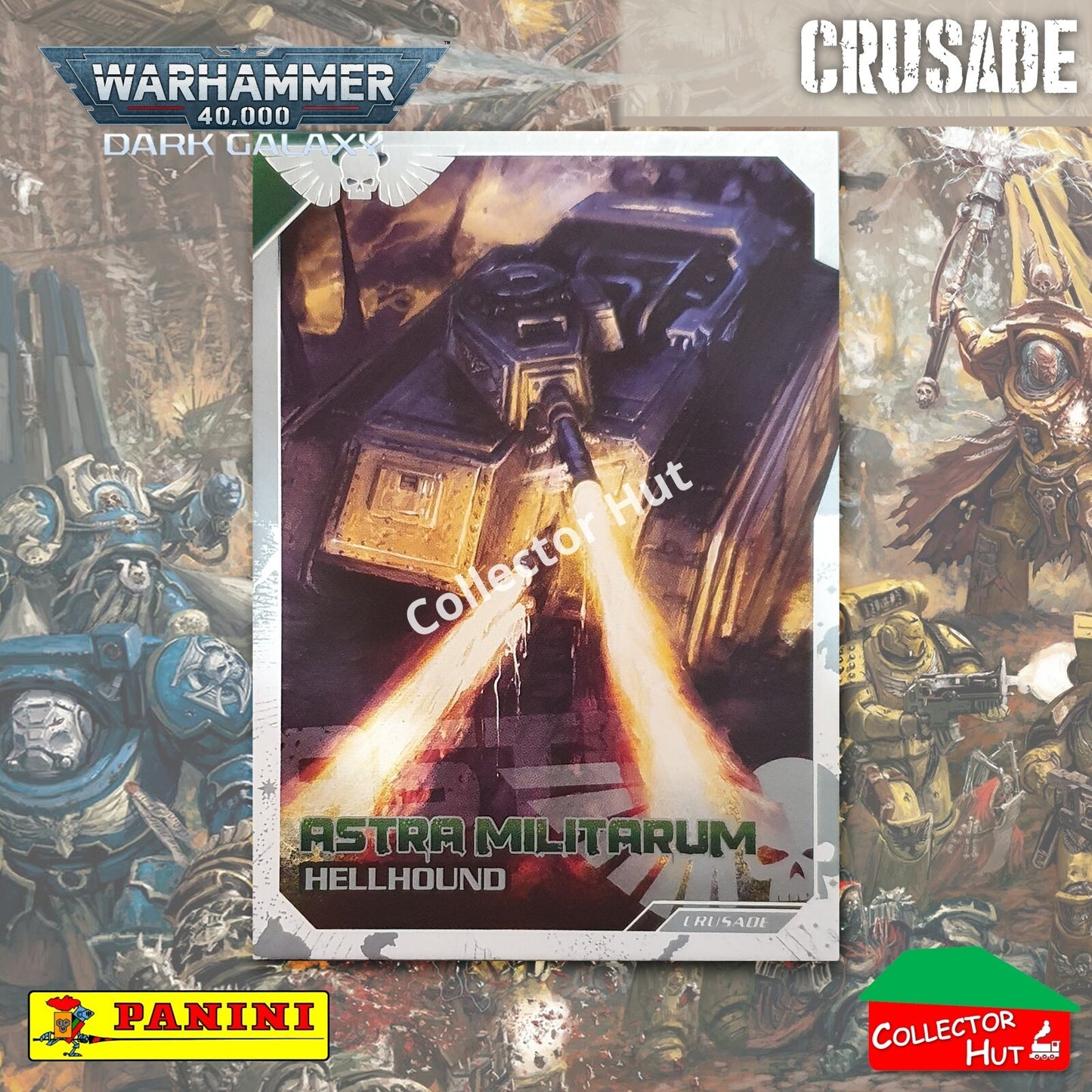 PANINI Warhammer 40,000 Dark Galaxy Parallel Trading Card Crusade Vanguard Purge