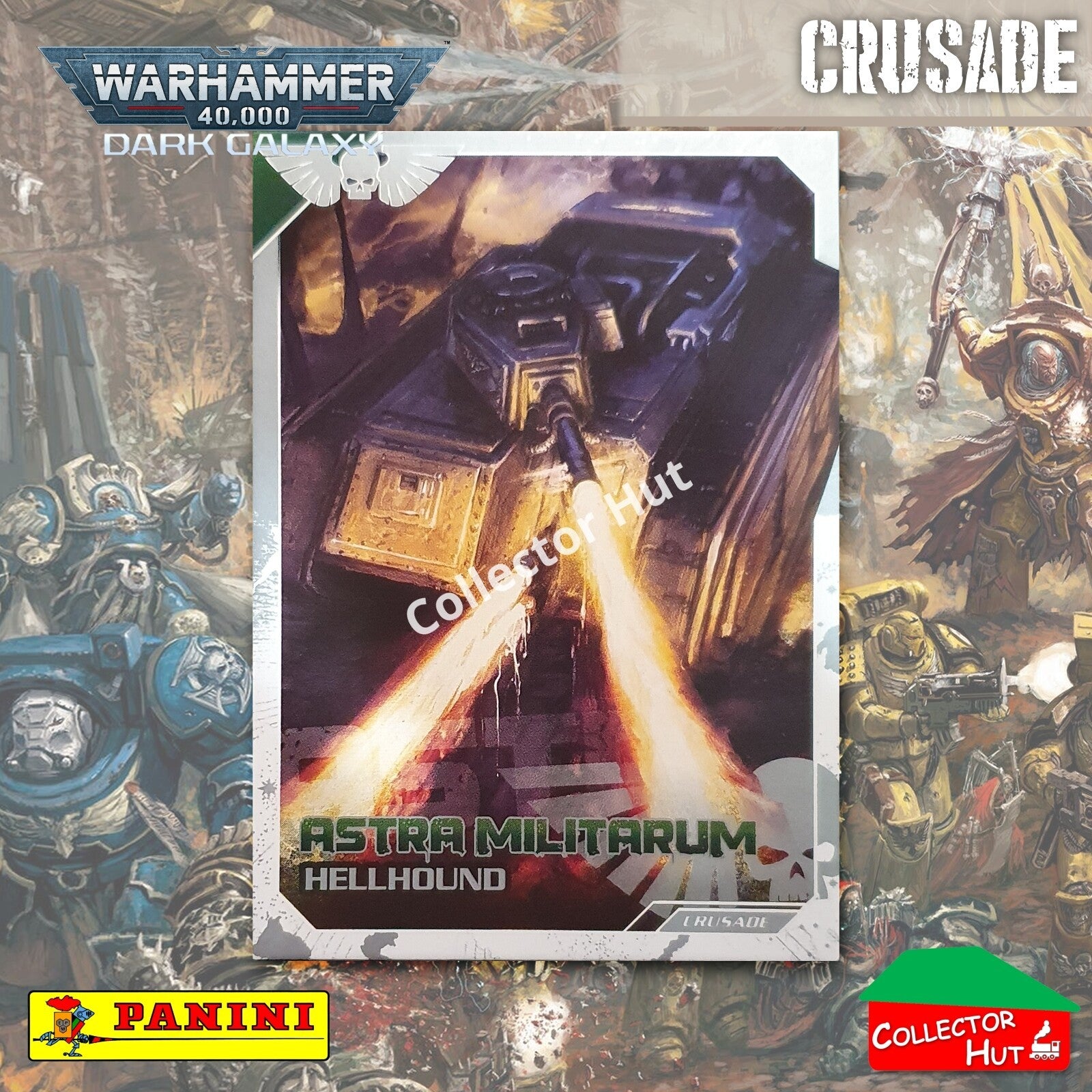 PANINI Warhammer 40,000 Dark Galaxy Parallel Trading Card Crusade Vanguard Purge