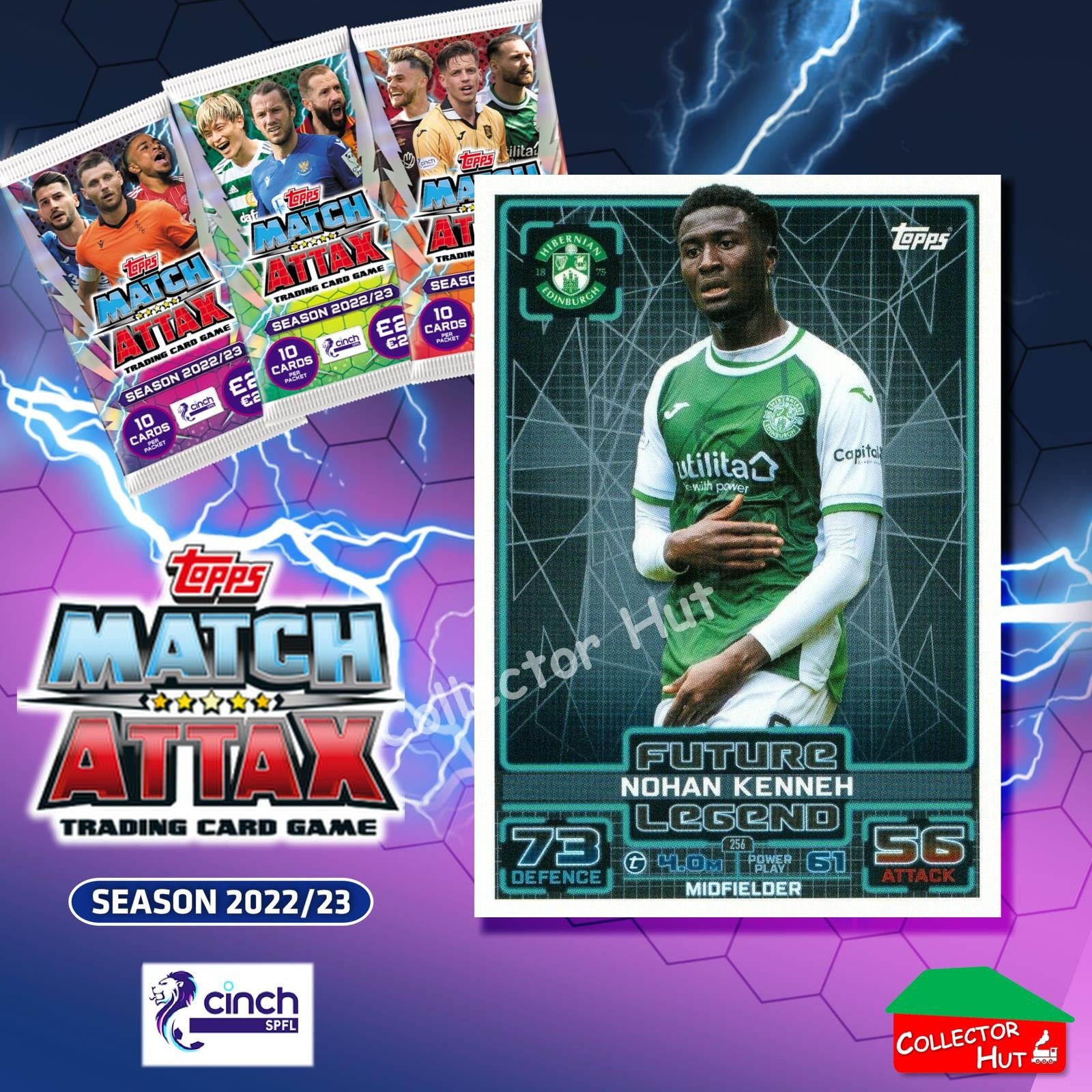 TOPPS MATCH ATTAX SPFL 2022/23 #163-264 Choose Your Card