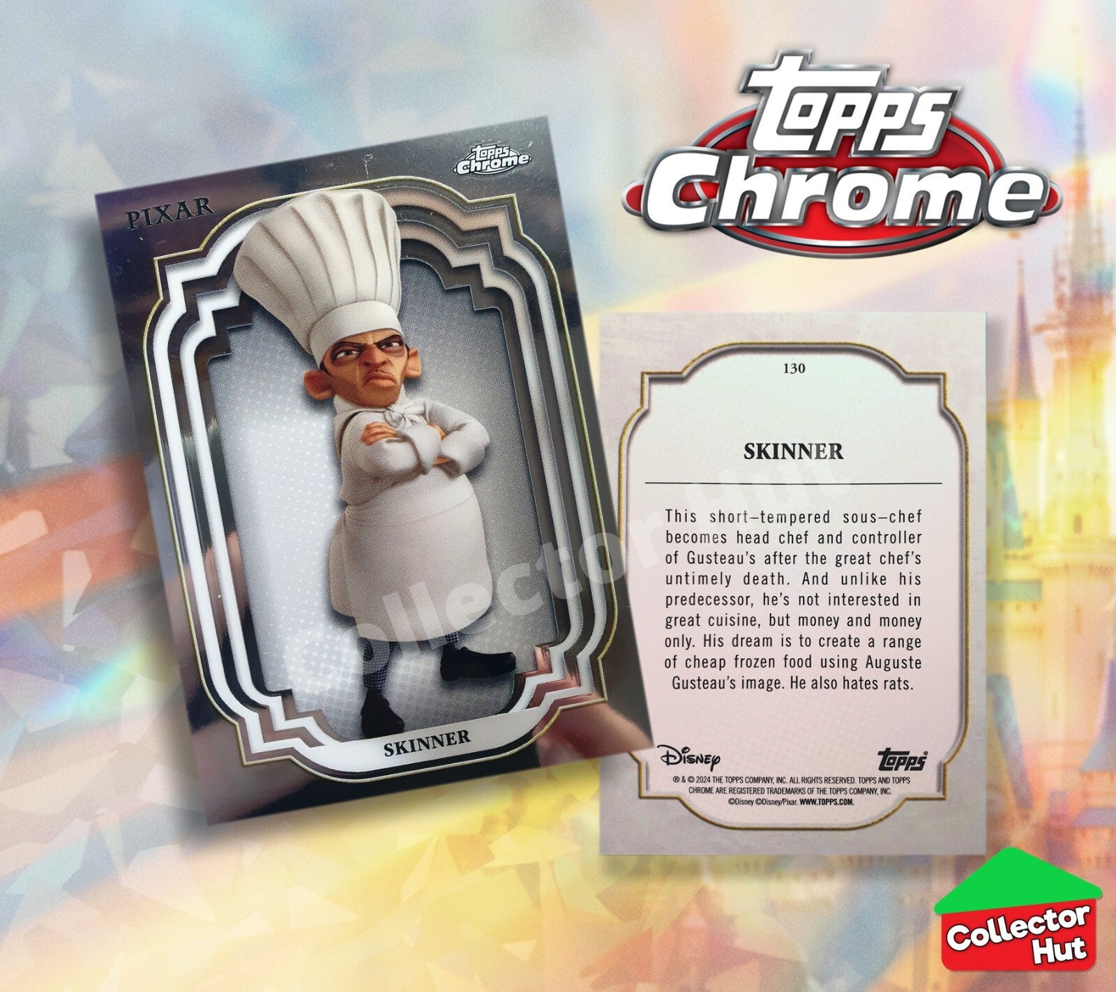 Disney Topps Chrome 2024 Base Cards 1-200 Pick Singles to Complete Your Set