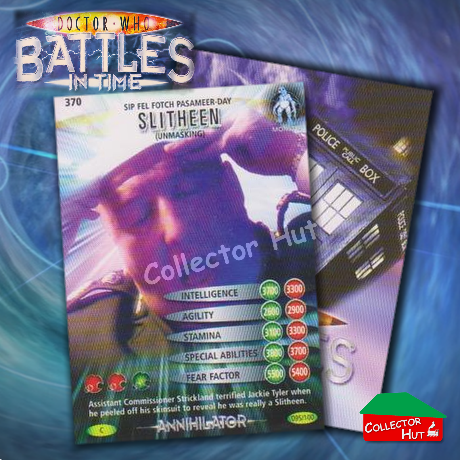 DOCTOR WHO Battles in Time #276-375 ANNIHILATOR RARE & COMMON Cards YOU CHOOSE