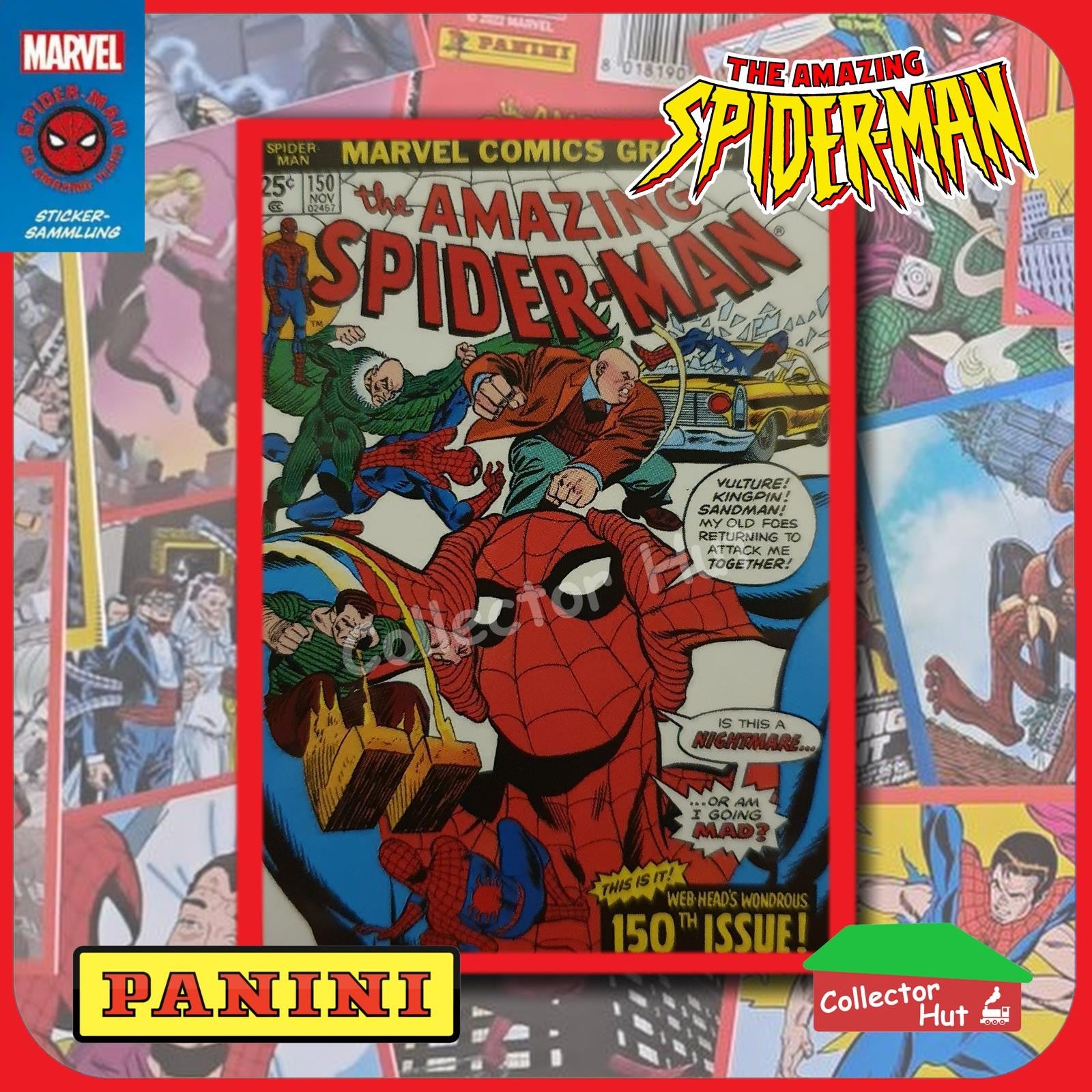 Panini The Amazing Spider-Man 60th Anniversary Sticker Collection Singles