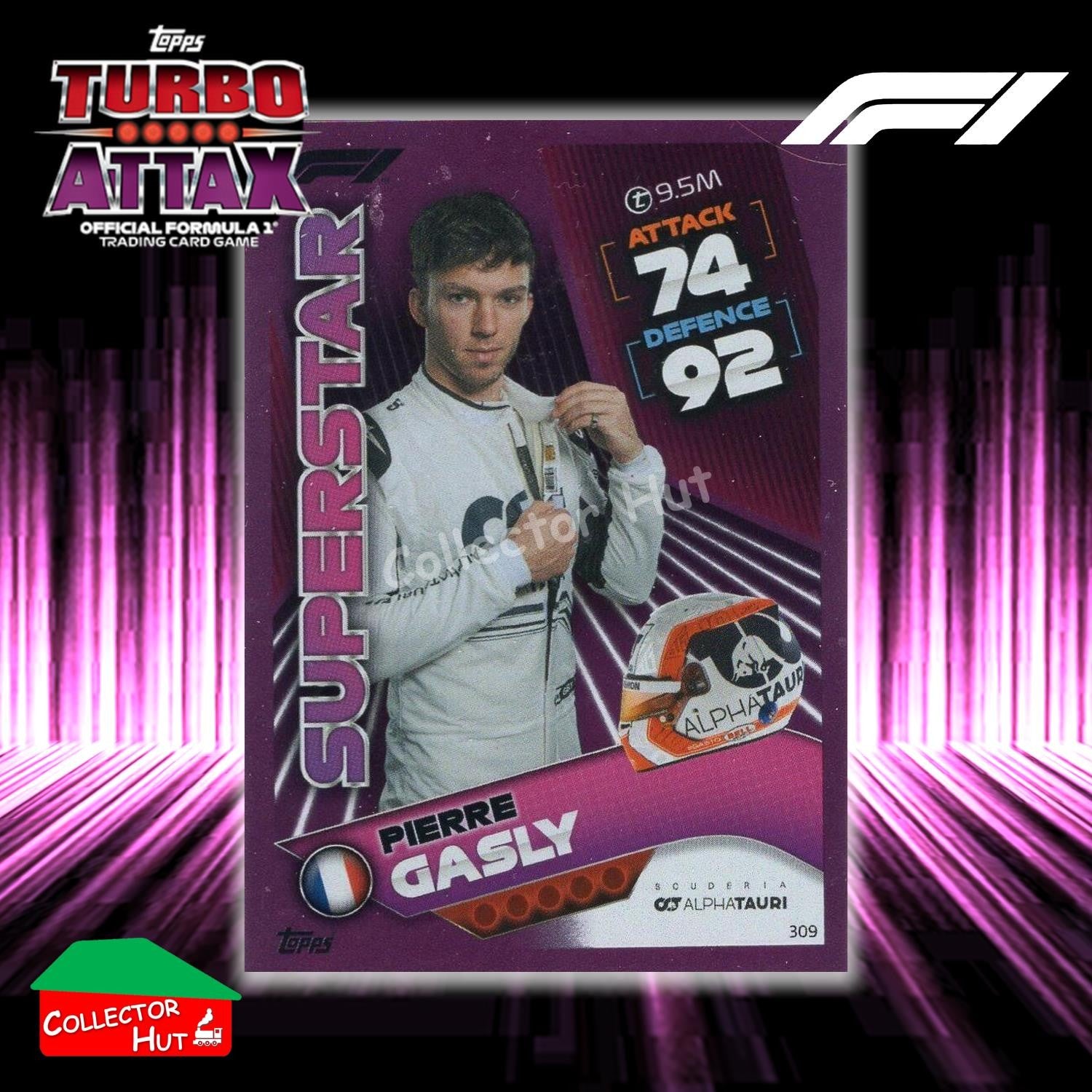 Topps Turbo Attax Formula 1 F1 2022 PINK GREEN RED Parallel Cards