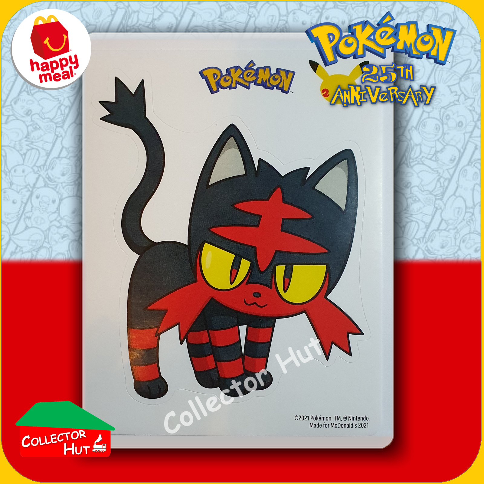 McDonald's Happy Meal 2021 Pokémon 25th Anniversary Trading Cards You Choose