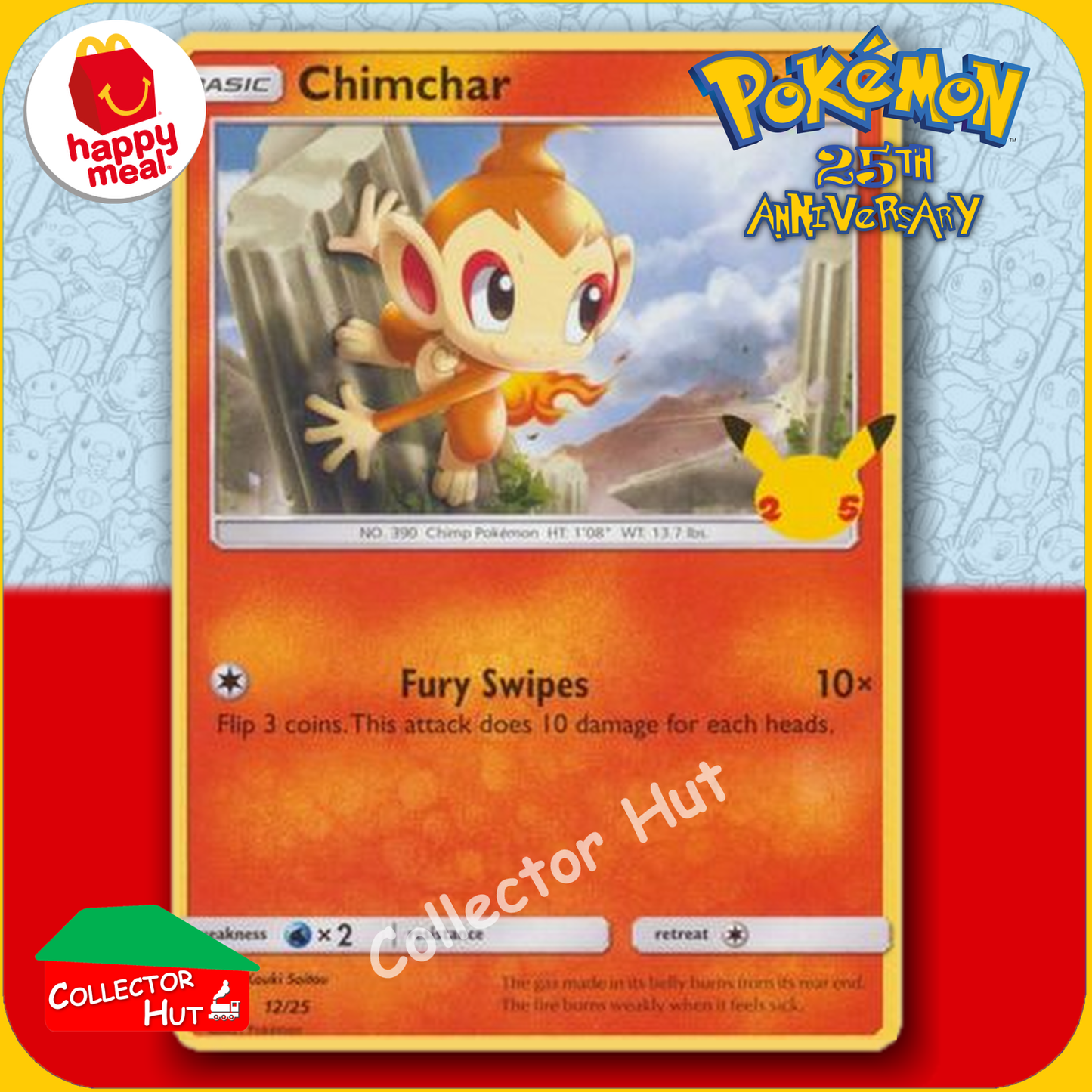 McDonald's Happy Meal 2021 Pokémon 25th Anniversary Trading Cards You Choose