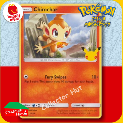 McDonald's Happy Meal 2021 Pokémon 25th Anniversary Trading Cards You Choose