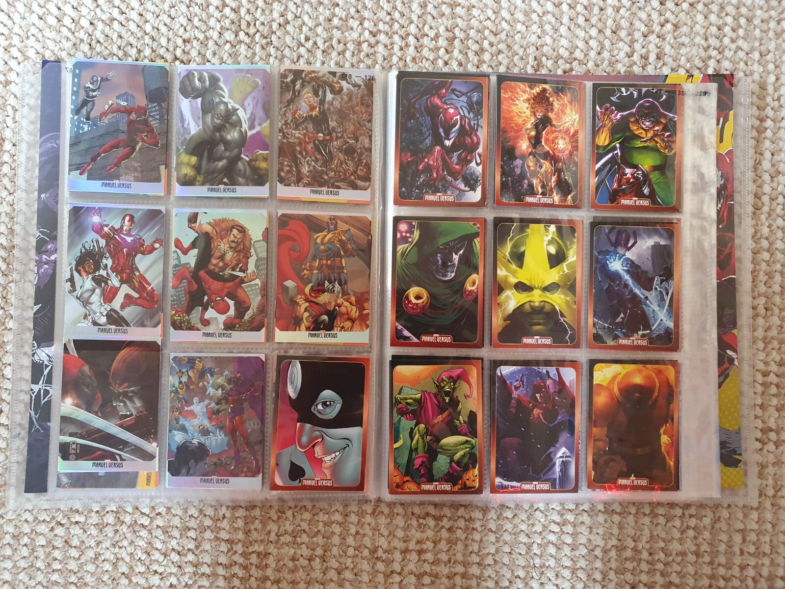 Panini Marvel Versus 2023 Series Trading Cards COMPLETE 175 BASE SET in ALBUM