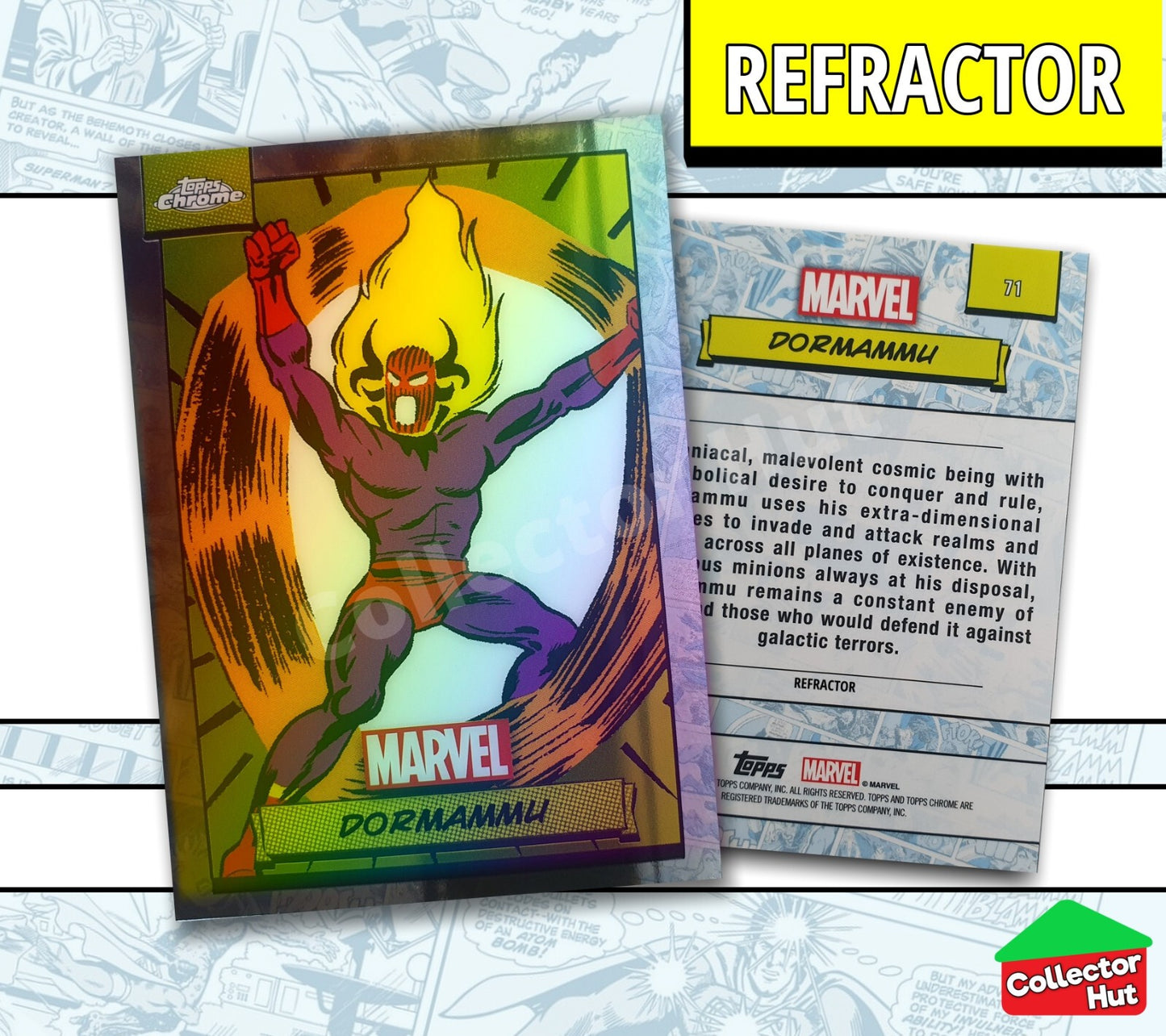 Marvel Topps Chrome 2024 REFRACTOR Card Collection YOU CHOOSE