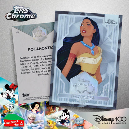 Disney 100 Topps Chrome 2023 Base Cards 1-100 Pick Singles to Complete Your Set