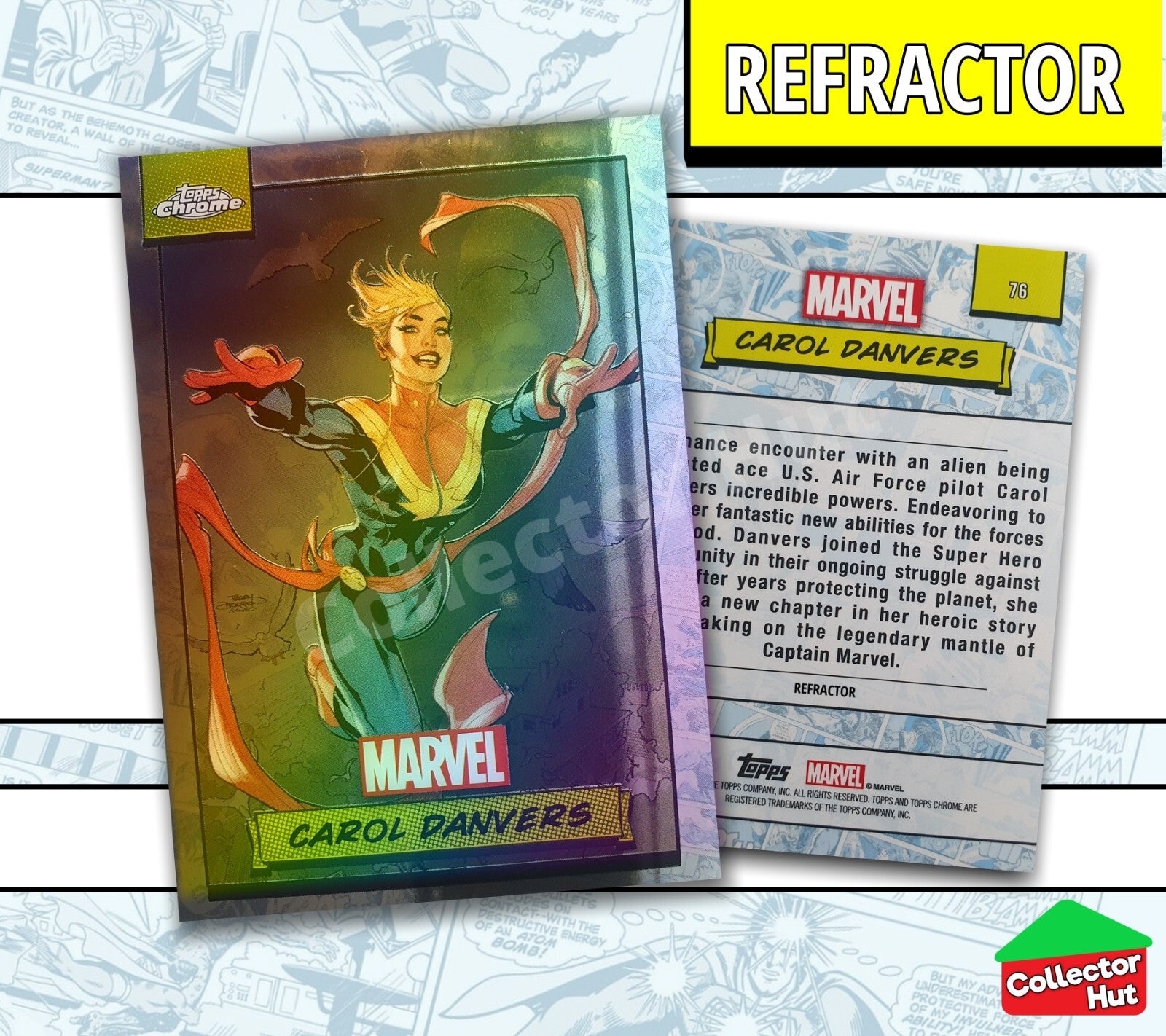 Marvel Topps Chrome 2024 REFRACTOR Card Collection YOU CHOOSE