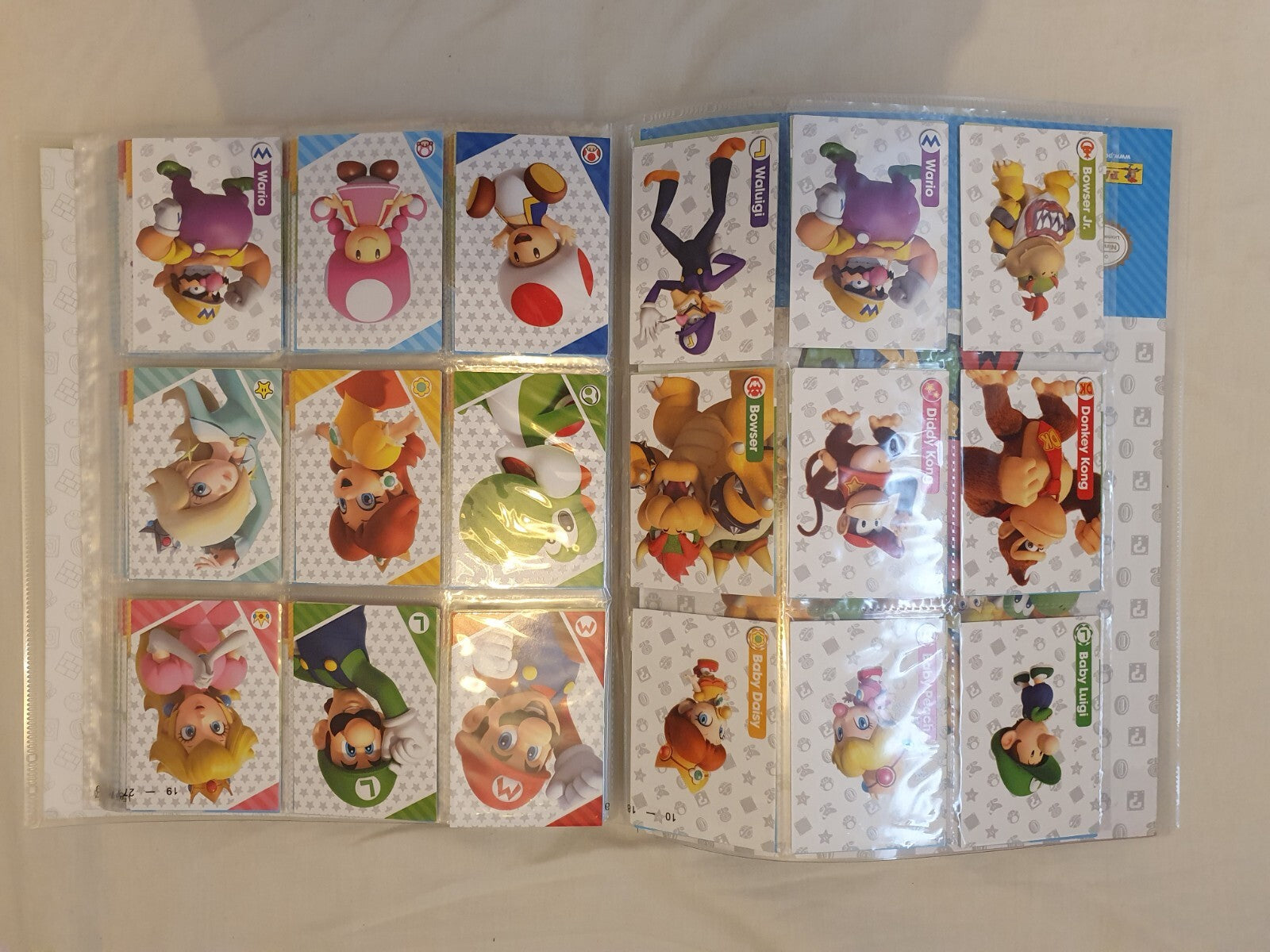 PANINI Super Mario Trading Cards COMPLETE BASE SET with Puzzle Cards