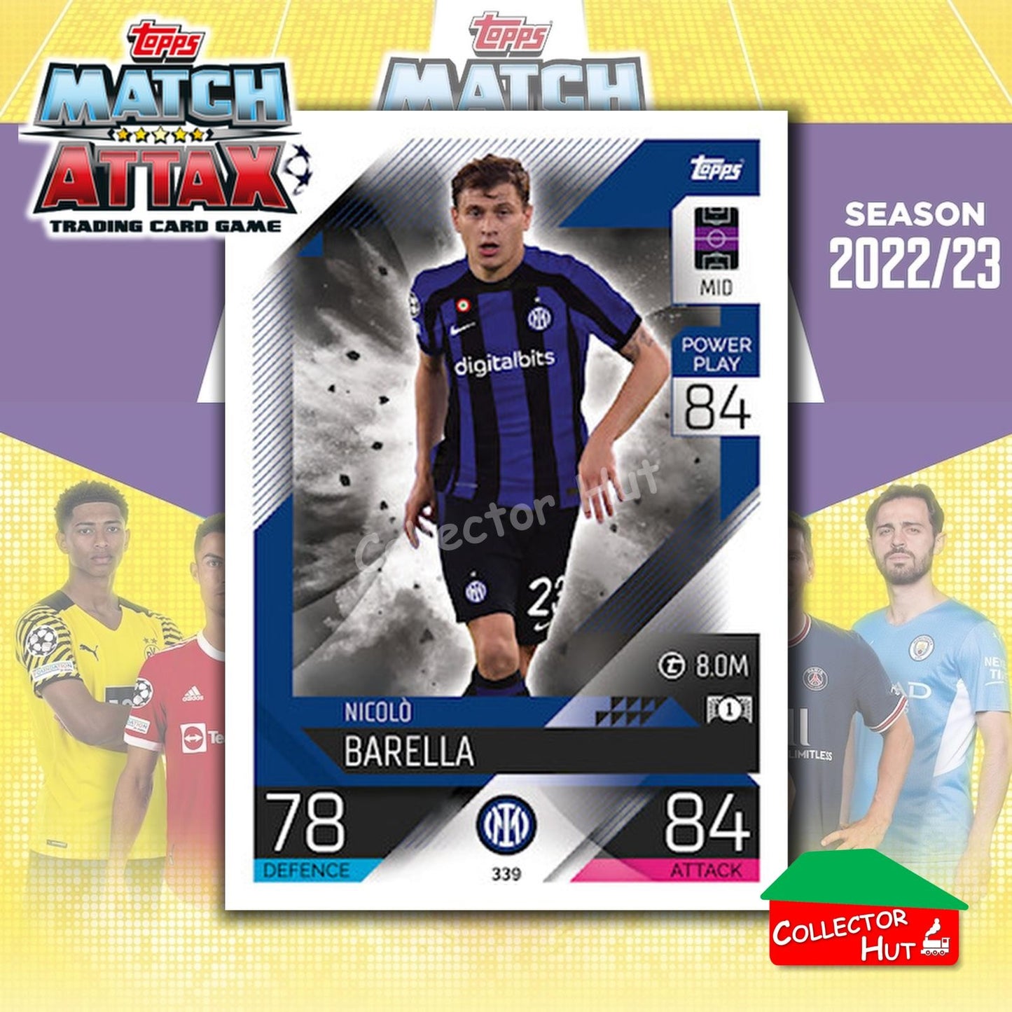 Topps Match Attax Europa Champions League 2022/23 TCG Trading Cards Base 190-387