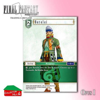 Final Fantasy Trading Card Game OPUS I Singles You Choose
