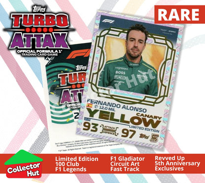 Topps Turbo Attax Formula 1 F1 2024 #313-344 RARE Limited Cards YOU CHOOSE